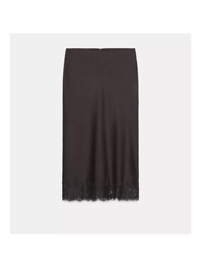 🆕 Zara Satin Effect Lace Skirt